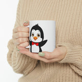 Leigha Marina's Okee The Penguin Ceramic Mug - 11oz