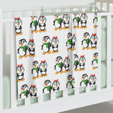 Baby Swaddle Blanket - Leigha Marina's Mommy & Daddy Penguins