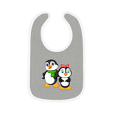 Leigha Marina's Baby Bib - Mommy & Daddy Penguins