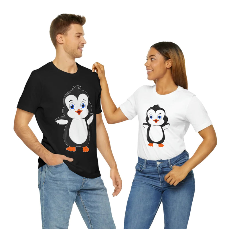 Adult-Size Bebo the Penguin Tee - Leigha Marina Cartoon Design