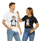 Adult-Size Grandma Penguin Tee - Leigha Marina Cartoon Design