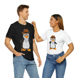 Adult-Size Grandpa Penguin Tee - Leigha Marina Cartoon Design