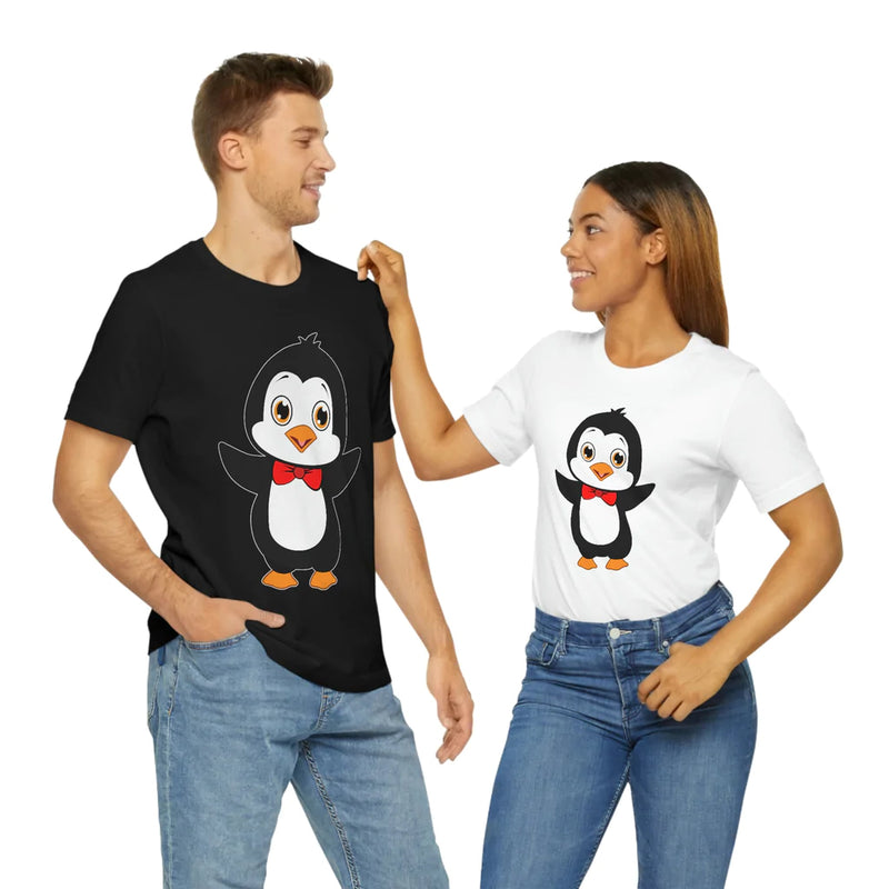 Adult-Size Okee The Penguin Tee - Leigha Marina Cartoon Design