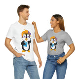 Adult-Size Mrs. Glacier The Penguin Tee - Leigha Marina Cartoon Design