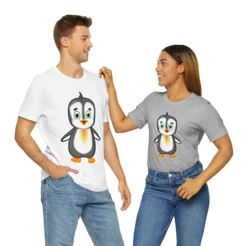 Adult-Size Makaio The Penguin Tee - Leigha Marina Cartoon Design