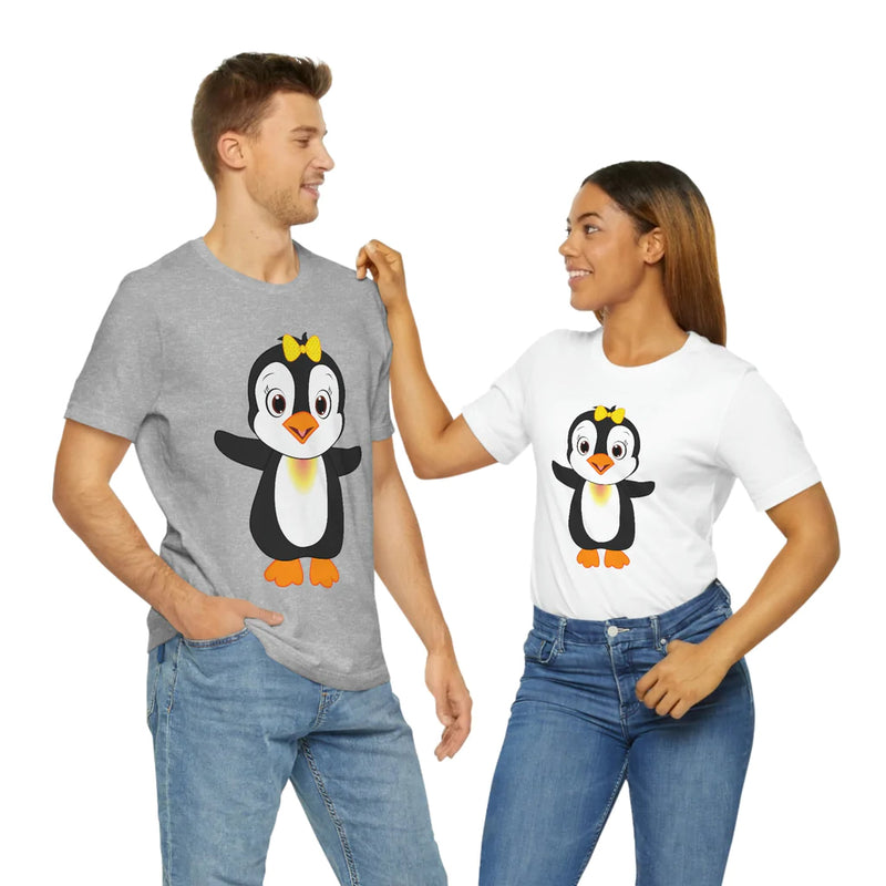 Adult-Size Mia The Penguin Tee - Leigha Marina Cartoon Design