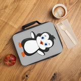 Lunch Bag - Bebo The Penguin - Light Grey