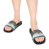 Youth-Size Penguin Family Slide Sandals - Leigha Marina Cartoon Design