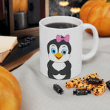 Leigha Marina's Nora The Penguin Ceramic Mug - 11oz