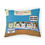 Pillow Sham - Leigha Marina's "There Were Five in the Bed" Cartoon Design