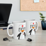 Leigha Marina's Dr. Penguin Ceramic Mug - 11oz