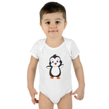 Baby-Size Bebo The Penguin Onesie - Leigha Marina Cartoon Design