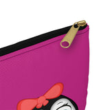 Accessory Pouch - Mommy, Daddy, and Bebo Penguins - Pink