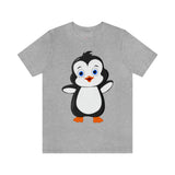 Adult-Size Bebo the Penguin Tee - Leigha Marina Cartoon Design
