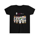 Youth-Size Penguin Paradise: Cute Cartoon Penguin Tee