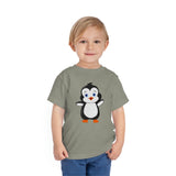 Toddler-Size Bebo The Penguin Tee - Leigha Marina Cartoon Design