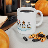 Leigha Marina's Penguin Family Ceramic Mug - 11oz