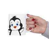 Leigha Marina's Bebo The Penguin Ceramic Mug - 11oz
