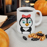Leigha Marina's Mommy Penguin Ceramic Mug - 11oz