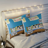 Pillow Sham - Leigha Marina's "There Were Five in the Bed" Cartoon Design