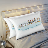 Pillow Sham - Leigha Marina's Cartoon Penguins