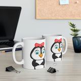Leigha Marina's Mommy Penguin Ceramic Mug - 11oz