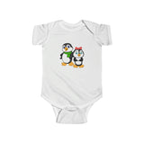 Baby-Size Mommy & Daddy Penguins Onesie - Leigha Marina