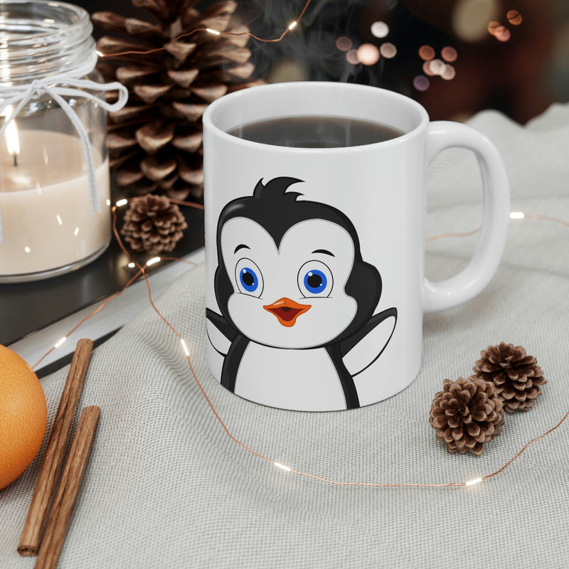 Leigha Marina's Bebo The Penguin Ceramic Mug - 11oz