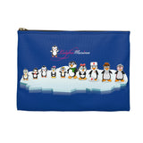 Accessory Pouch - Leigha Marina's Penguin Family - Blue