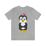 Adult-Size Nora The Penguin Tee - Leigha Marina Cartoon Design