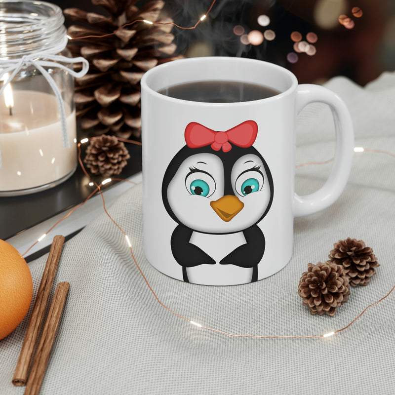 Leigha Marina's Mommy Penguin Ceramic Mug - 11oz