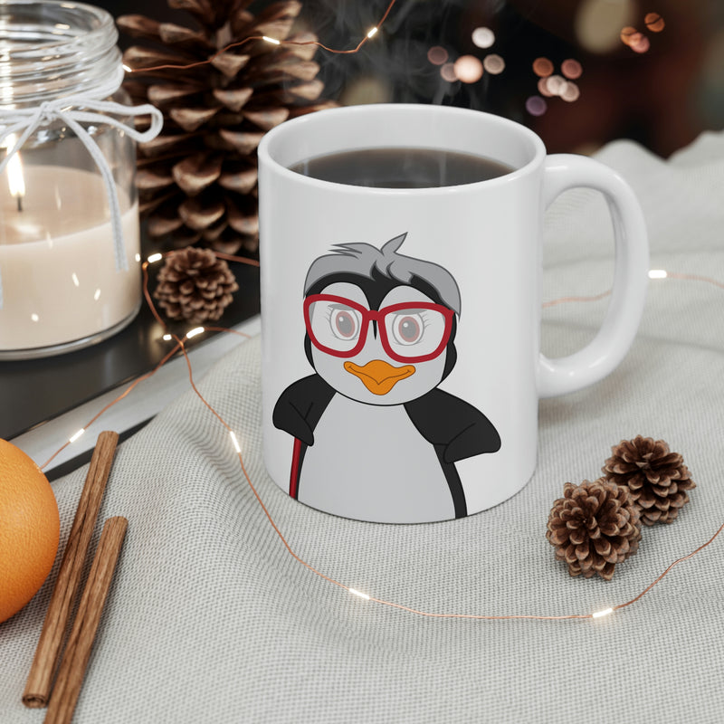 Leigha Marina's Grandma The Penguin Ceramic Mug - 11oz