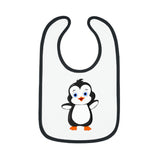 Leigha Marina's Baby Bib - Bebo The Penguin Design