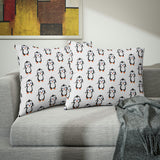 Pillow Sham - White - Bebo The Penguin Leigha Marina's Cartoon Design