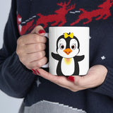Leigha Marina's Mia The Penguin Ceramic Mug - 11oz