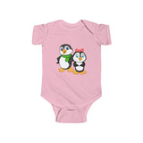 Baby-Size Mommy & Daddy Penguins Onesie - Leigha Marina