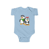 Baby-Size Mommy & Daddy Penguins Onesie - Leigha Marina