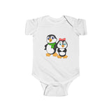 Baby-Size Mommy & Daddy Penguins Onesie - Leigha Marina