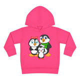Mommy, Daddy, and Bebo Penguins Toddler Hoodie