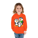 Mommy, Daddy, and Bebo Penguins Toddler Hoodie