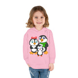 Mommy, Daddy, and Bebo Penguins Toddler Hoodie