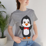 Adult-Size Okee The Penguin Tee - Leigha Marina Cartoon Design