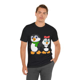 Adult-Size Tee - Leigha Marina's Mommy & Daddy Penguins