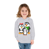 Mommy, Daddy, and Bebo Penguins Toddler Hoodie