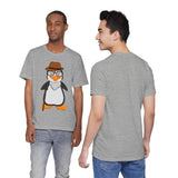 Adult-Size Grandpa Penguin Tee - Leigha Marina Cartoon Design