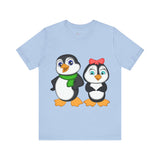 Adult-Size Tee - Leigha Marina's Mommy & Daddy Penguins