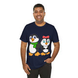 Adult-Size Tee - Leigha Marina's Mommy & Daddy Penguins