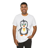 Adult-Size Makaio The Penguin Tee - Leigha Marina Cartoon Design