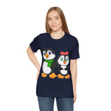 Adult-Size Tee - Leigha Marina's Mommy & Daddy Penguins