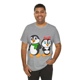 Adult-Size Tee - Leigha Marina's Mommy & Daddy Penguins